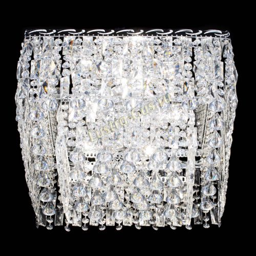 Люстра Квадрат Каскад с пластинками в Ижевске Гусь Хрустальный