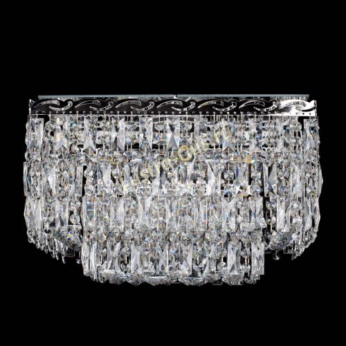 Люстра Квадрат Каскад с пластинками в Ижевске Гусь Хрустальный