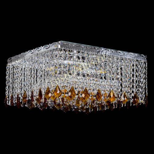 Люстра Квадрат Оптикон Лепестки чайная в Ижевске Гусь Хрустальный