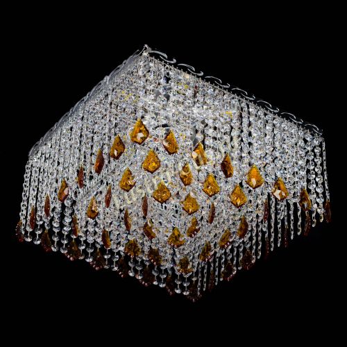 Люстра Квадрат Оптикон Лепестки чайная в Ижевске Гусь Хрустальный