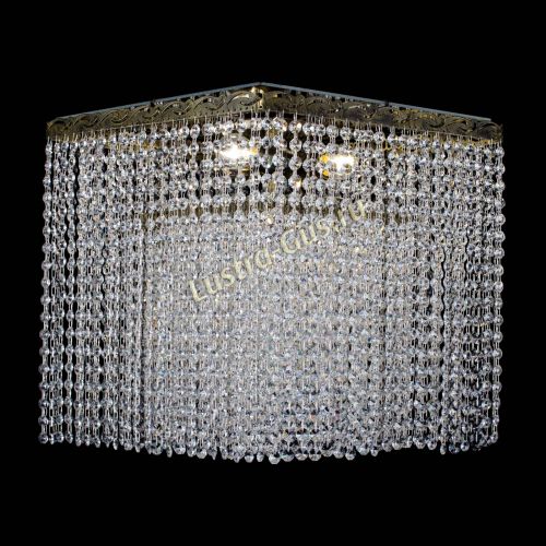 Люстра Квадрат Оптикон плюс под бронзу в Ижевске Гусь Хрустальный