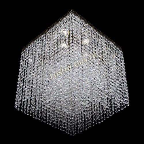 Люстра Квадрат Оптикон плюс под бронзу в Ижевске Гусь Хрустальный