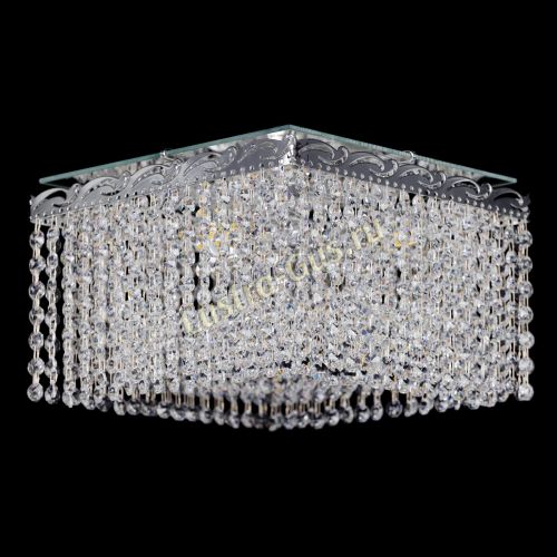 Люстра Квадрат Оптикон 3 лампы в Ижевске Гусь Хрустальный