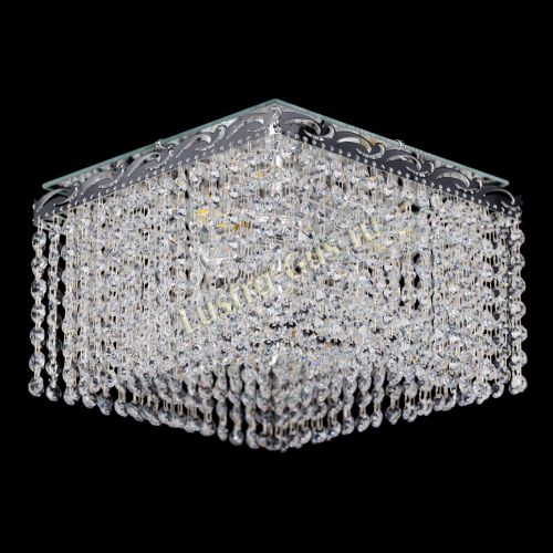 Люстра Квадрат Оптикон 3 лампы в Ижевске Гусь Хрустальный