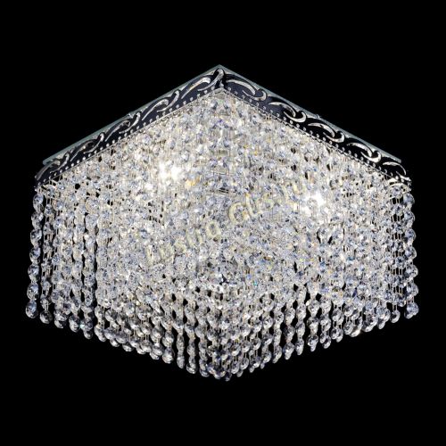 Люстра Квадрат Оптикон 3 лампы в Ижевске Гусь Хрустальный