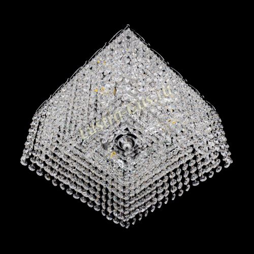 Люстра Квадрат Оптикон 3 лампы в Ижевске Гусь Хрустальный