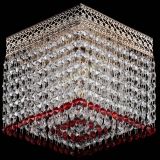 Люстра Квадрат Венеция №1 красная в Ижевске