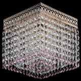 Люстра Квадрат Венеция №1 розовая в Ижевске