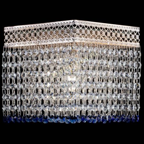 Люстра Квадрат Венеция №1 синяя в Ижевске Гусь Хрустальный