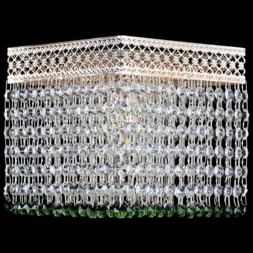 Люстра Квадрат Венеция №1 зеленая в Ижевске Гусь Хрустальный