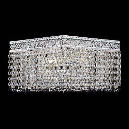 Люстра Квадрат Венеция №3 черная в Ижевске Гусь Хрустальный