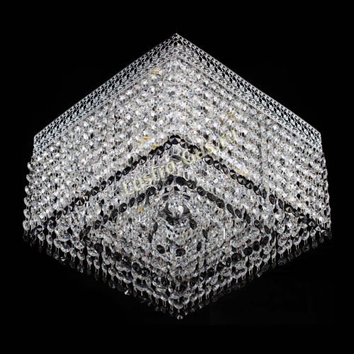 Люстра Квадрат Венеция №3 черная в Ижевске Гусь Хрустальный