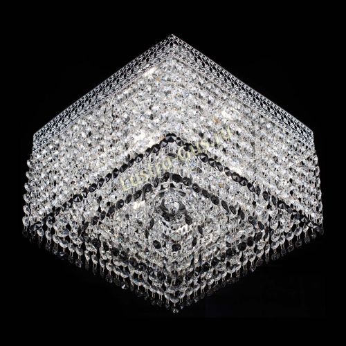 Люстра Квадрат Венеция №3 черная в Ижевске Гусь Хрустальный