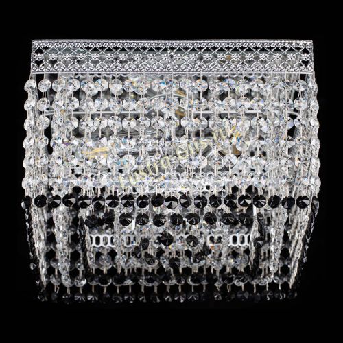 Люстра Квадрат Венеция №3 черная в Ижевске Гусь Хрустальный