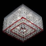 Люстра Квадрат Венеция №3 красная в Ижевске