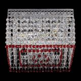 Люстра Квадрат Венеция №3 красная в Ижевске