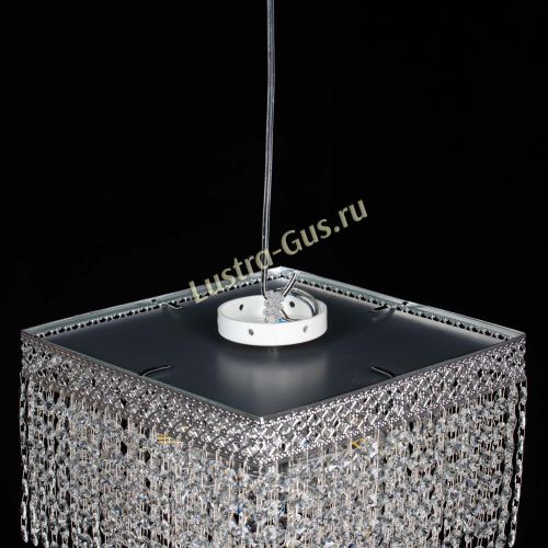 Люстра Квадрат Венеция №3 розовая в Ижевске Гусь Хрустальный