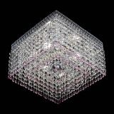 Люстра Квадрат Венеция №3 розовая в Ижевске