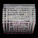 Люстра Квадрат Венеция №3 розовая в Ижевске