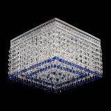 Люстра Квадрат Венеция №3 синяя в Ижевске