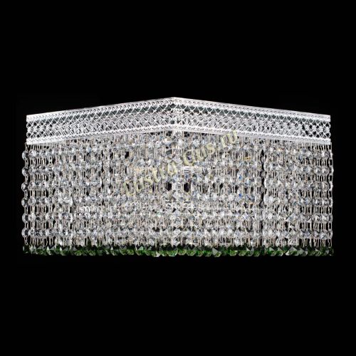 Люстра Квадрат Венеция №3 зеленая в Ижевске Люстра Квадрат Венеция №3 зеленая в Ижевске