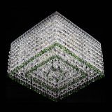 Люстра Квадрат Венеция №3 зеленая в Ижевске Люстра Квадрат Венеция №3 зеленая в Ижевске