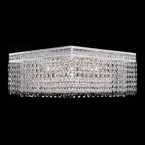 Люстра Квадрат Венеция №5 черная в Ижевске Гусь Хрустальный