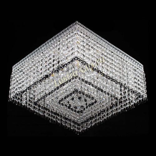 Люстра Квадрат Венеция №5 черная в Ижевске Гусь Хрустальный