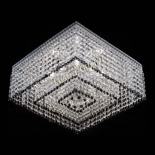 Люстра Квадрат Венеция №5 черная в Ижевске Гусь Хрустальный