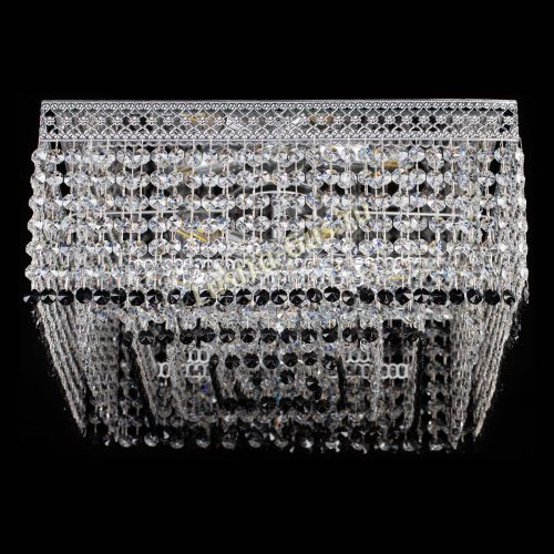 Люстра Квадрат Венеция №5 черная в Ижевске Гусь Хрустальный