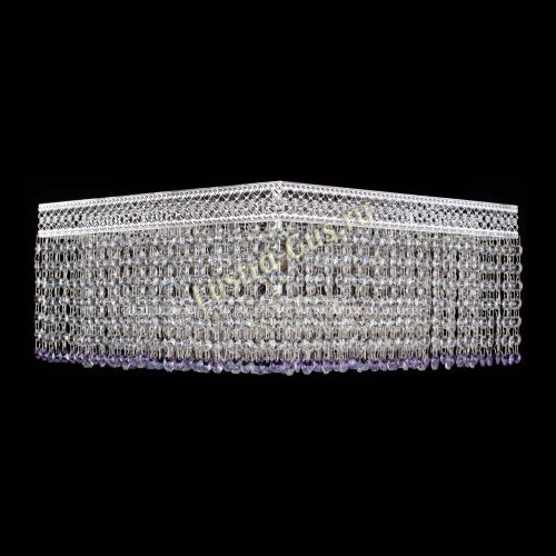 Люстра Квадрат Венеция №5 фиолетовая в Ижевске Гусь Хрустальный