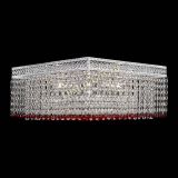 Люстра Квадрат Венеция №5 красная в Ижевске