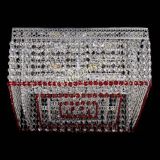 Люстра Квадрат Венеция №5 красная в Ижевске