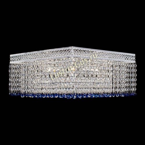 Люстра Квадрат Венеция №5 синяя в Ижевске Гусь Хрустальный