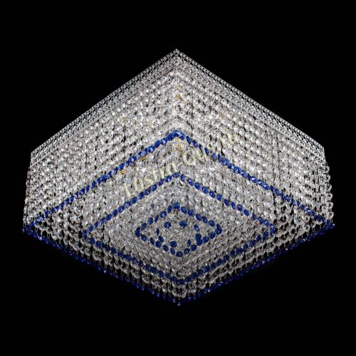 Люстра Квадрат Венеция №5 синяя в Ижевске Гусь Хрустальный