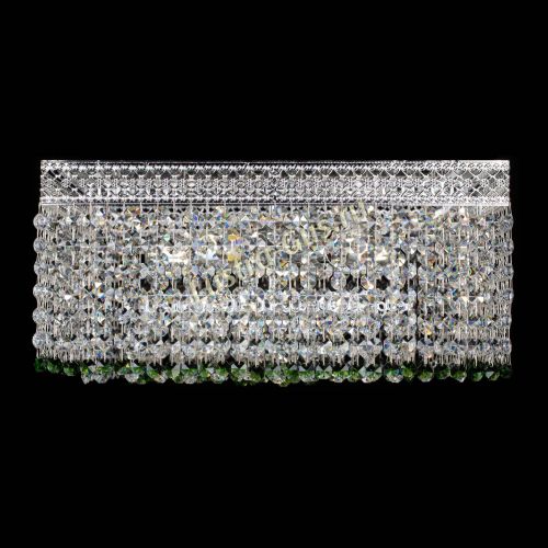 Люстра Квадрат Венеция №5 зеленая в Ижевске Гусь Хрустальный