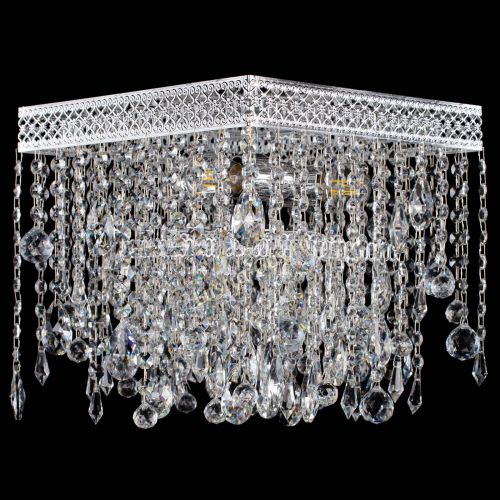 Люстра Квадрат Венеция капель №3 в Ижевске Гусь Хрустальный