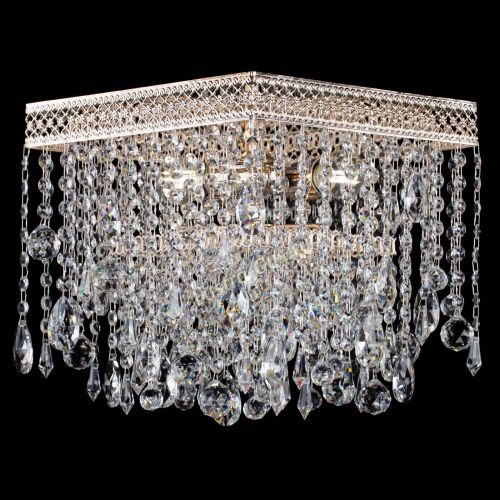 Люстра Квадрат Венеция капель №3 в Ижевске Гусь Хрустальный