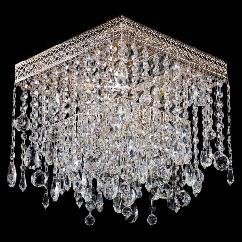 Люстра Квадрат Венеция капель №3 в Ижевске Гусь Хрустальный