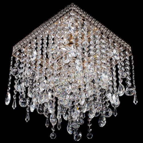 Люстра Квадрат Венеция капель №3 в Ижевске Гусь Хрустальный
