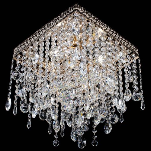 Люстра Квадрат Венеция капель №3 в Ижевске Гусь Хрустальный