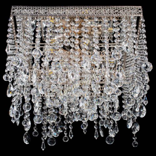 Люстра Квадрат Венеция капель №5 в Ижевске Гусь Хрустальный