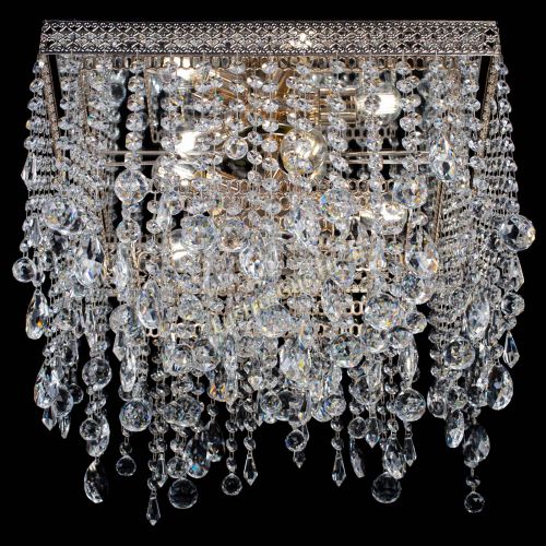 Люстра Квадрат Венеция капель №5 в Ижевске Гусь Хрустальный