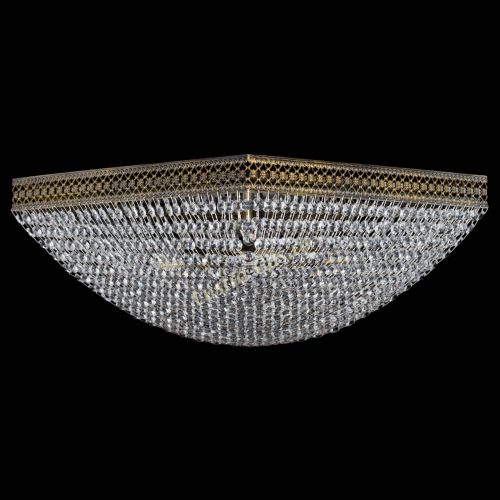 Люстра Квадрат Венеция сетка №3 под бронзу в Ижевске Гусь Хрустальный