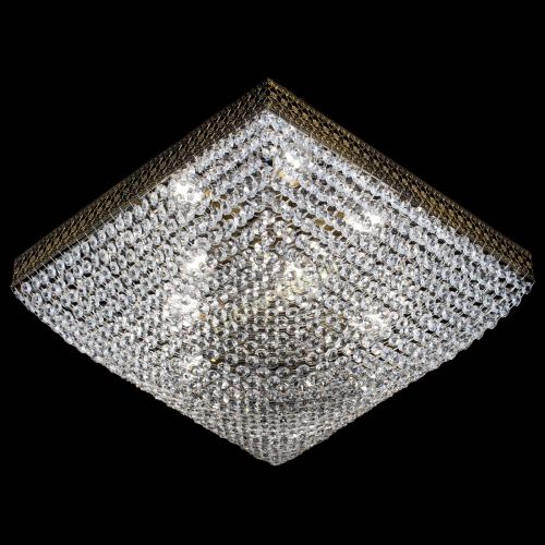 Люстра Квадрат Венеция сетка №3 под бронзу в Ижевске Гусь Хрустальный