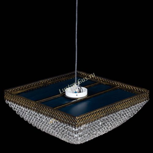 Люстра Квадрат Венеция сетка №3 под бронзу в Ижевске Гусь Хрустальный