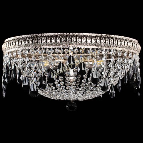 Люстра Лацио №5 журавлик черная в Ижевске Гусь Хрустальный