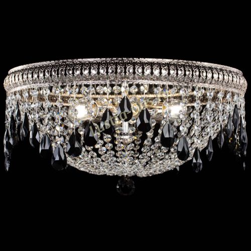 Люстра Лацио №5 журавлик черная в Ижевске Гусь Хрустальный