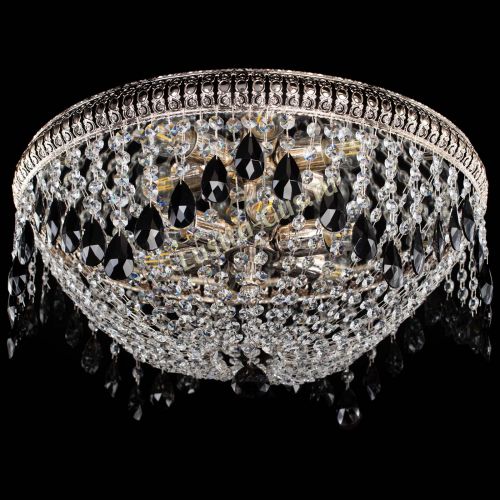 Люстра Лацио №5 журавлик черная в Ижевске Гусь Хрустальный