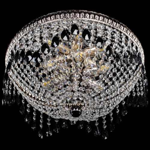 Люстра Лацио №5 журавлик черная в Ижевске Гусь Хрустальный